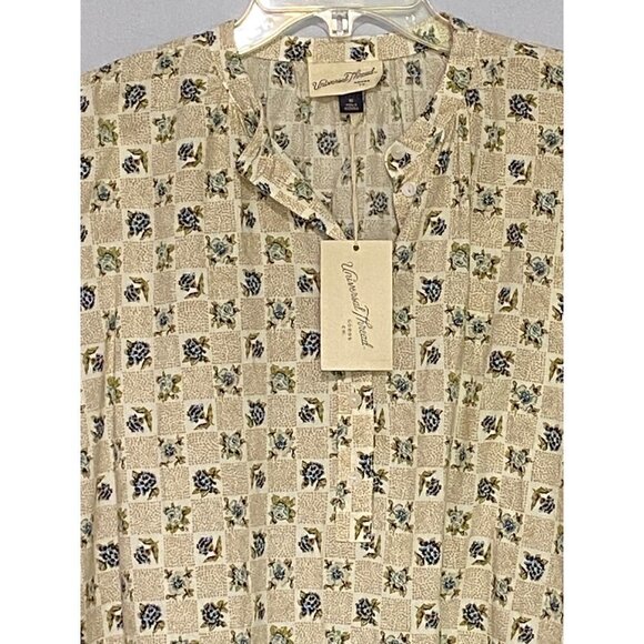 New Universal Thread Boho Prairie Flowy Pull Over Floral Blouse Women's Medium - Picture 3 of 12